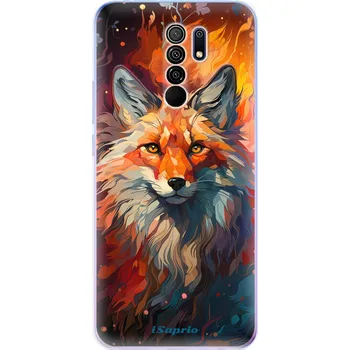Pouzdro na mobilní telefon Odolné silikonové pouzdro iSaprio - Mysterious Fox - Xiaomi Redmi 9
