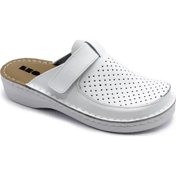 Dámská zdravotní obuv Leon V263 Dámská kožená obuv - Bílá Velikost: 38