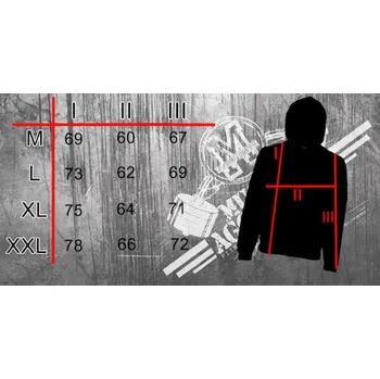 Pánská mikina Fitness Mikina Pánská M.A.M 05 GET BiG XL