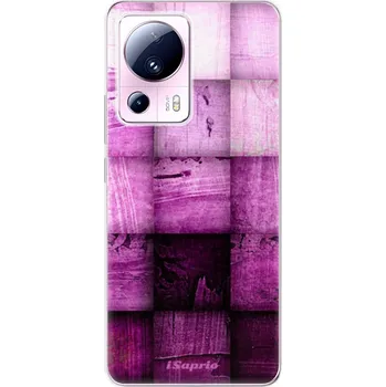 Pouzdro na mobilní telefon Odolné silikonové pouzdro iSaprio - Purple Squares - Xiaomi 13 Lite