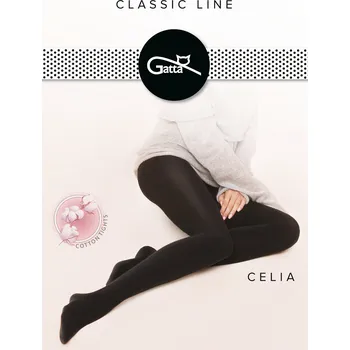 Dámské punčochy Gatta punčochy bavlněné Celia - černá, S