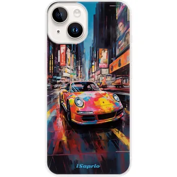 Odolné silikonové pouzdro iSaprio - Abstract Porsche - iPhone 15 Plus