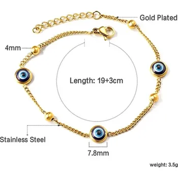 Náramek Stylový dámský náramek z nerezové oceli - 595 kg