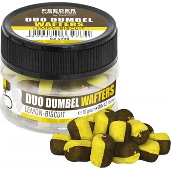 Boilies Carp Zoom Duo Dumbels Wafters - 15 g/8x12 mm/Citrón-Keks
