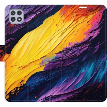 Pouzdro na mobilní telefon Flipové pouzdro iSaprio - Fire Paint - Samsung Galaxy A22 5G