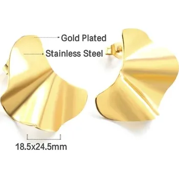 Náušnice Luxusní nerezové náušnice - 381G