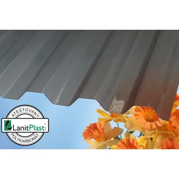 Průsvitná krytina LANIT PLAST MARLON CSE FR ORIGINAL TR 76/16 polykarbonátová deska - bronz 1,06x3m PK842-17