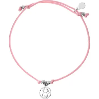 Náramek Náramek s prvky ze stříbra - kočka - AP532-6858