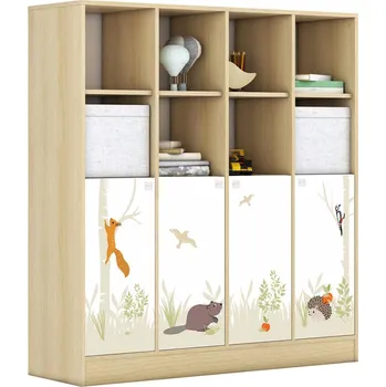 Dílenský regál Regál s 8 policemi a skříňkami