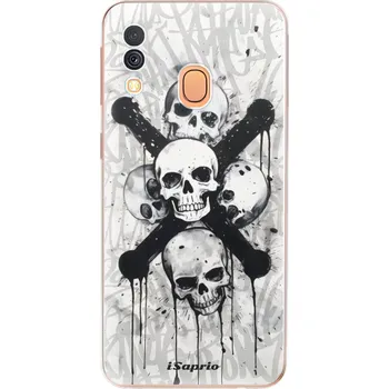 Telefonní příslušenství Odolné silikonové pouzdro iSaprio - SkullX - Samsung Galaxy A40