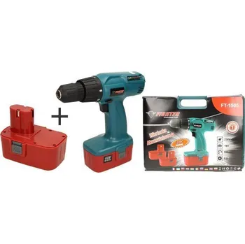 Vrtačka AKU vrtačka Fighter FT-1501++ 18V ++2 BATERIE (Vrtačka v kufříku 2 baterie.)