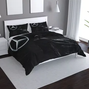 Povlečení Saténové povlečení Logo 6 Auto - Sablio - 140x200 / 90x70