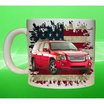 hrnek s GMC Envoy XL Denali 75ml (Hrneček s osobním autem GMC)