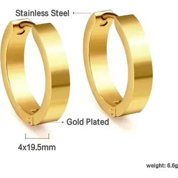 Náušnice Nerezové náušnice geometrických tvarů - 167G