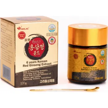 Zdraví Ginlac 100% extrakt z 6letého korejského červeného ženšenu GOLD – 100 g