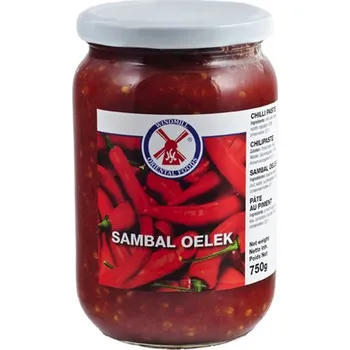 Hořčice Větrný mlýn Omáčka sambal oelek
