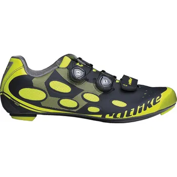 Pánské cyklistické tretry CATLIKE TRETRY WHISPER ROAD BOA ČERNO-ŽLUTÉ FLUORESCENČNÍ 44