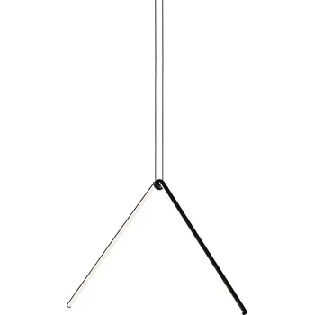 Flos F0414030 Arrangements Broken Line, černý prvek k sestavení svítidla 32W 2700K, výška 69cm