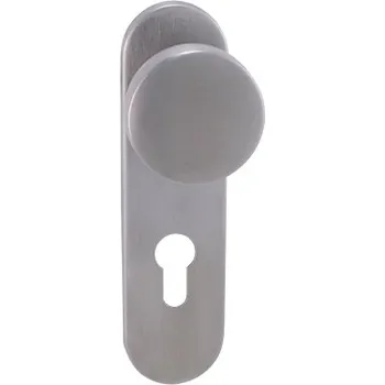 Dveřní kování MPK - KOULE PEVNÁ SPECIÁL - SOK PZ otvor pro vložku, 72 mm, koule pevná ks BN - Broušená nerez