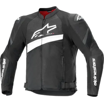 Moto oblečení Bunda T-GP PLUS R 4 AIRFLOW, ALPINESTARS (černá/bílá) 2026 (Velikost: 2XL)