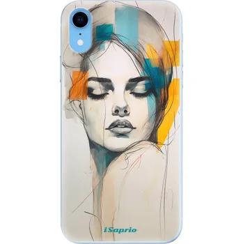 Odolné silikonové pouzdro iSaprio - Abstract Girl - iPhone XR