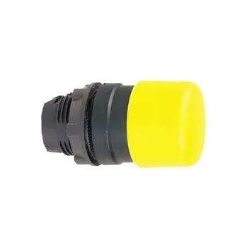 vypínač ZB5AC54 žlutá O30 hlavice s hřibovým tlačítkem ? 22 s návratem, Schneider Electric