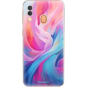 Pouzdro na mobilní telefon Odolné silikonové pouzdro iSaprio - Abstract Wave 02 - Samsung Galaxy A40