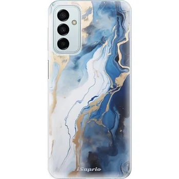 Pouzdro na mobilní telefon Odolné silikonové pouzdro iSaprio - Blue White Marble - Samsung Galaxy M23 5G