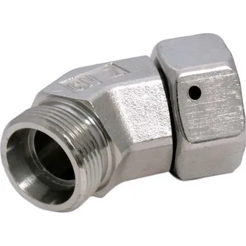 Instalatérský materiál Hydraulické koleno 45°, M52x2vni^M52x2vně Parker EV38SOMDCF