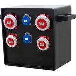 FAMATEL rb280 - RB20202000.1 /4124 zásuvková skříň RUBBER BOX IP65 přenosná, jištěná + chránič 63/4/003 rb280