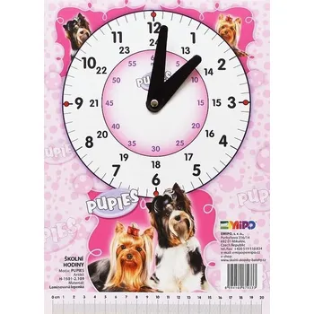 Hodiny Školní hodiny Pupies