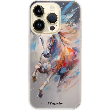 Pouzdro na mobilní telefon Odolné silikonové pouzdro iSaprio - Abstract Horse - iPhone 14 Pro
