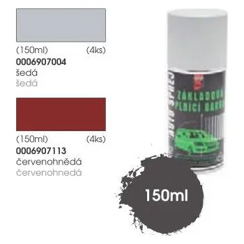Barva ve spreji AUTOSPREJ - ZÁKLADOVÁ PLNÍCÍ BARVA 150ml, červenohnědá