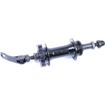 Náboj kola Náboj zadní Alu šroubovací 36 děr na rychloupínák-disk 6 děr, barva černá