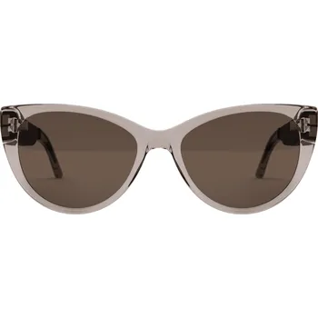 Sluneční brýle Fauna Fabula Crystal Brown - Sluneční audio brýle ve stylu kočičí oko