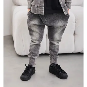 Baggy na kluka tmavě šedé - 104/110