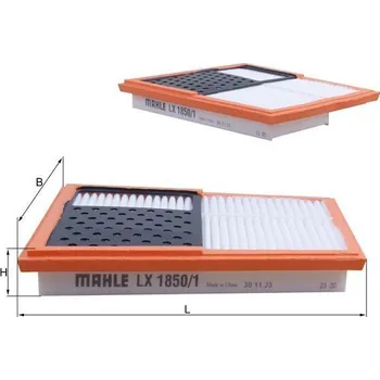 Vzduchový filtr Vzduchový filtr MAHLE LX 1850/1