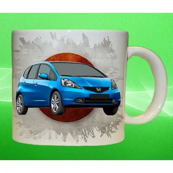 hrnek s Hondou Honda Jazz 75ml (hrneček s osobním autem Honda)