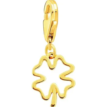 Přívěsek Zlatý přívěsek Charms - čtyřlístek - Z-430.01