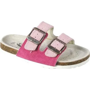 Dívčí baleríny Pantofle dětská Big Fish FT-513-15-09 růžové - 28