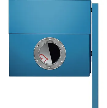 Poštovní schránka Radius design cologne Schránka na dopisy RADIUS DESIGN (LETTERMANN XXL STANDING blue 567N) modrá