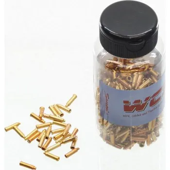 Lanko pro jízdní kolo Koncovka na lanka Saccon ALU , oranžový elox