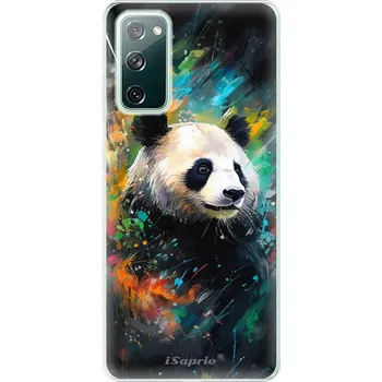 Pouzdro na mobilní telefon Odolné silikonové pouzdro iSaprio - Abstract Panda - Samsung Galaxy S20 FE