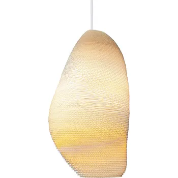 Graypants Designové svěšené svítidlo Denny z recyklovaného kartonu Dekor: Blonde GP2009-B