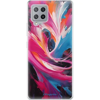 Pouzdro na mobilní telefon Odolné silikonové pouzdro iSaprio - Abstract Paint 11 - Samsung Galaxy A42