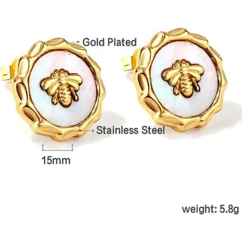 Náušnice Luxusní nerezové náušnice - 725AG