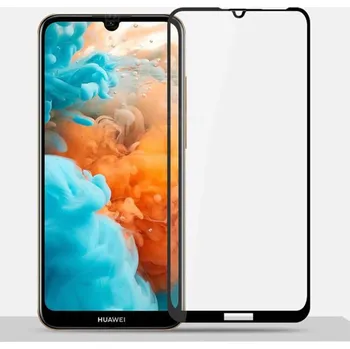 Picasee 3D ochranné tvrzené sklo s rámečkem pro Huawei Y6 2019 - černé