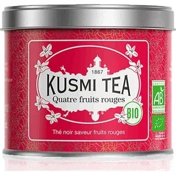 Čaj Kusmi Tea Organic Four red fruits plechovka 100g