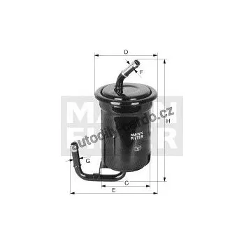 Filtr do auta Palivový filtr MANN WK614/7 (MF WK614/7) - KIA