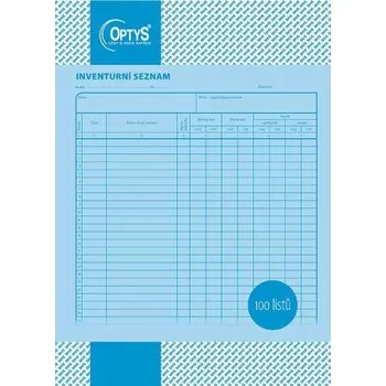 Tiskopis OPTYS, 1049 Inventurní seznam A4
